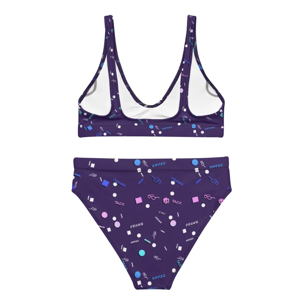 TacoDraws Retro Pattern Bikini product image (3)