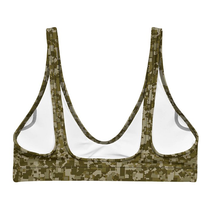 Stealth Chic Recycled Bikini Top product image (2)