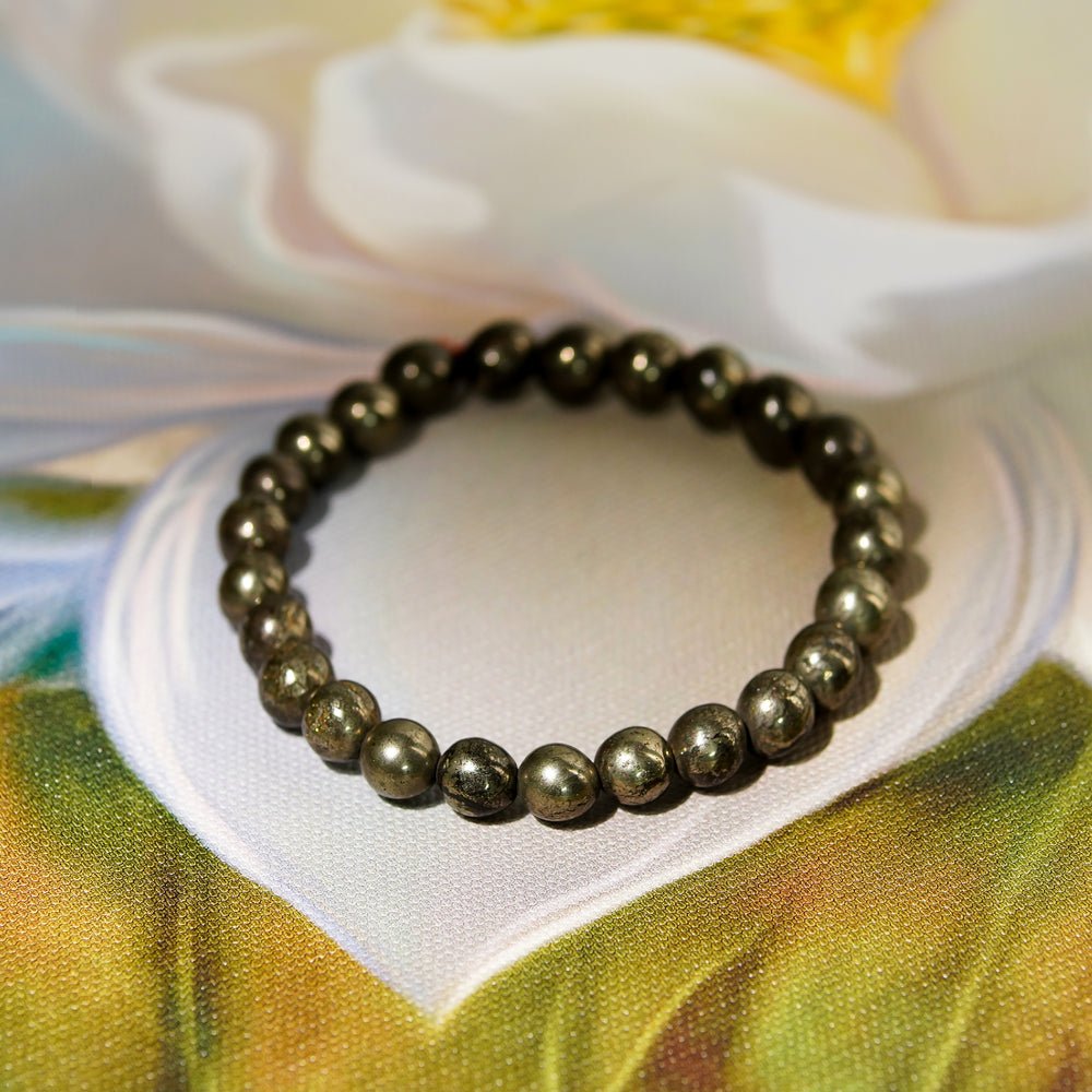 PYRITE BRACELET ( Encouraging wealth, prosperity, and success). product image (2)
