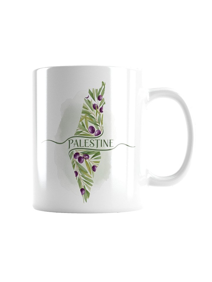 Palestine Map Olive Mug product image (4)