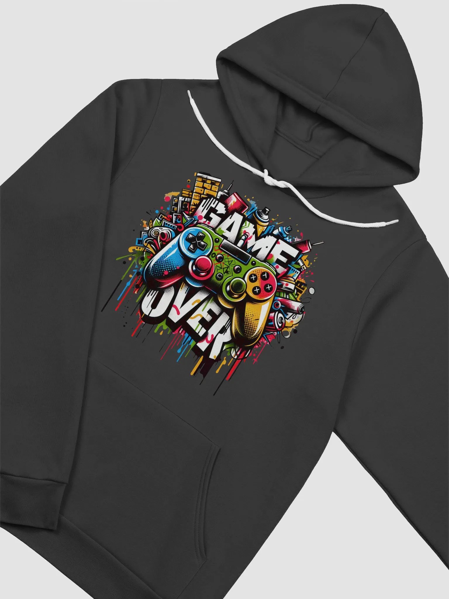 Game Over Grafitti Hoodie product image (4)