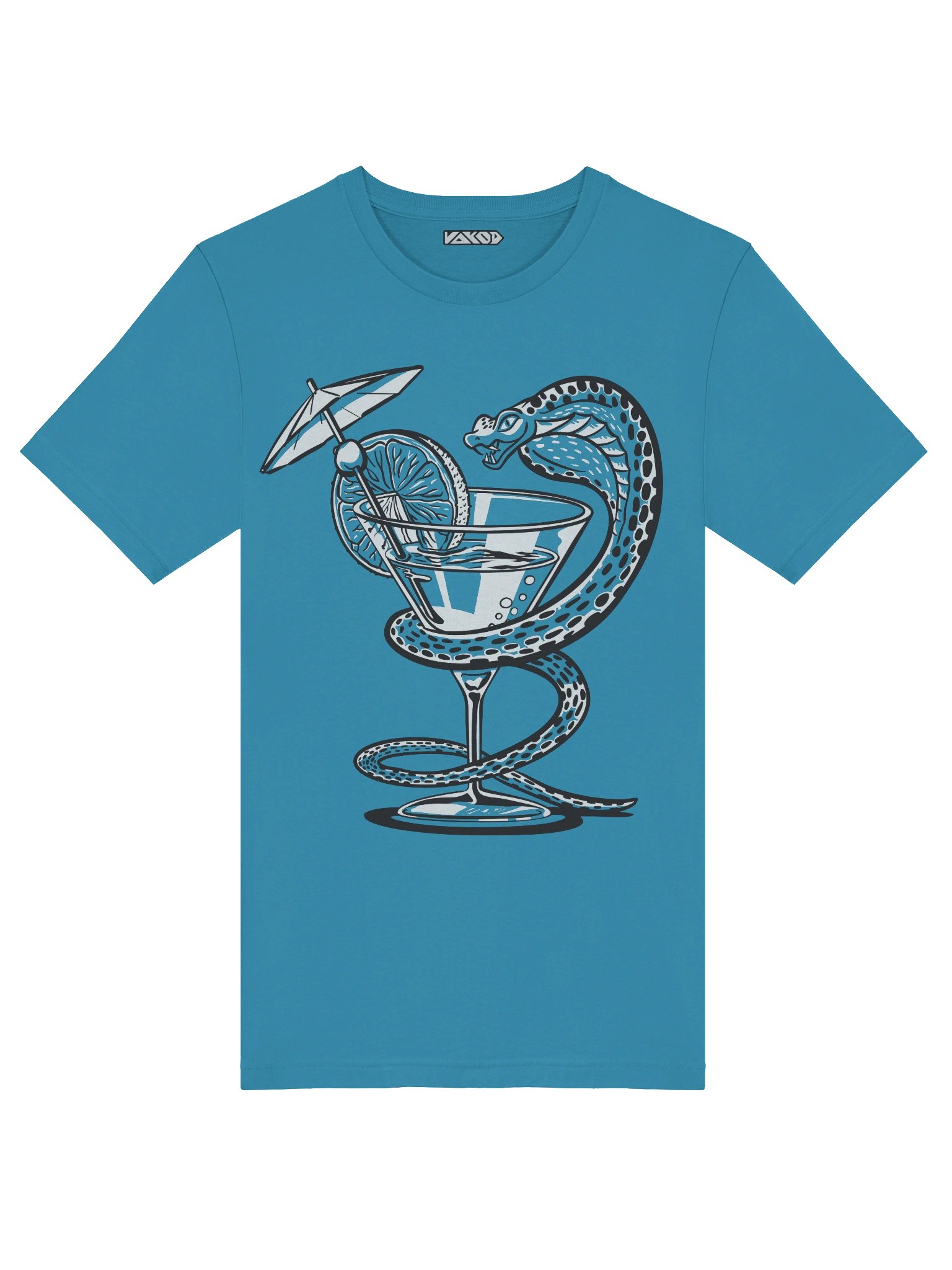 Snake & Cocktail - Graffiti Unisex T-Shirt product image (43)