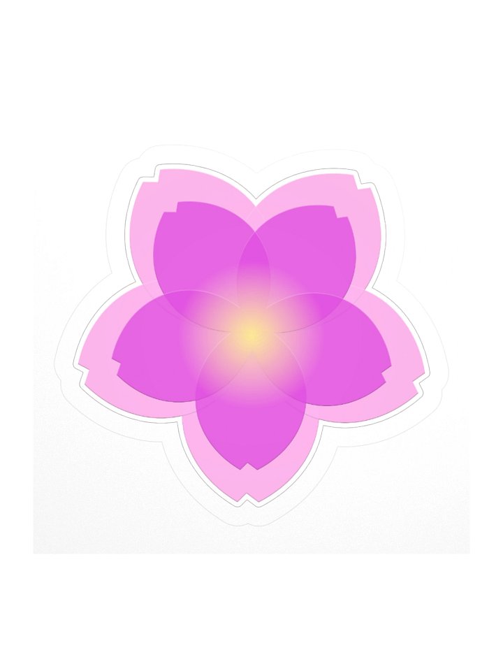 LIMITED Deep Serenity Sakura Sticker product image (1)