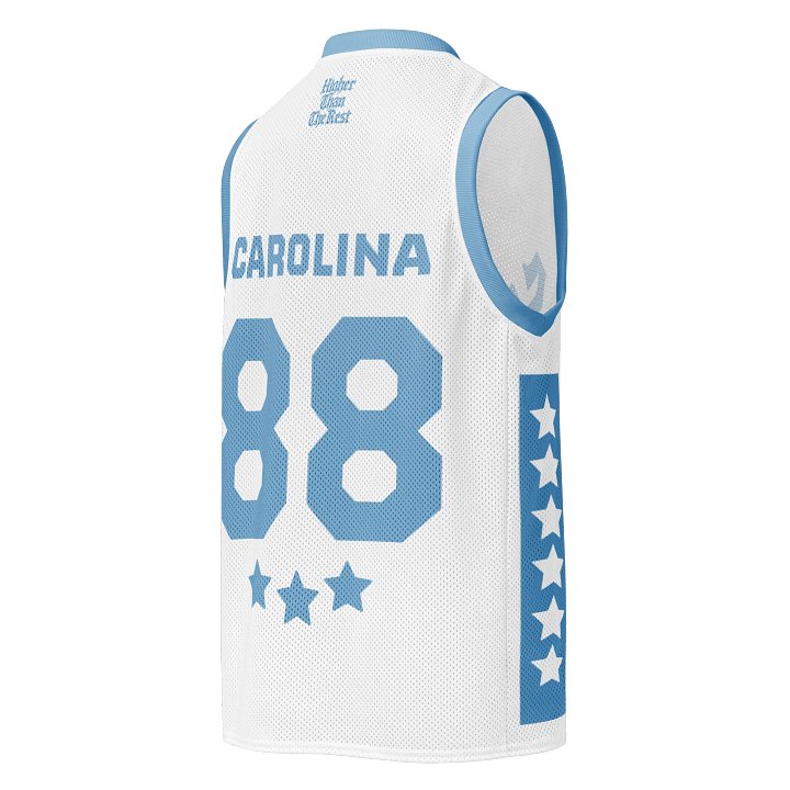 Satellite Society Basketball Jersey (Tar Heel White) Away product image (2)