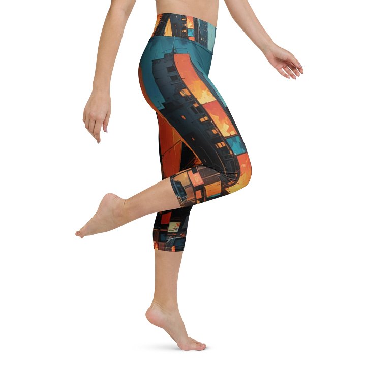 Abstract City 2 Capri Leggings product image (1)
