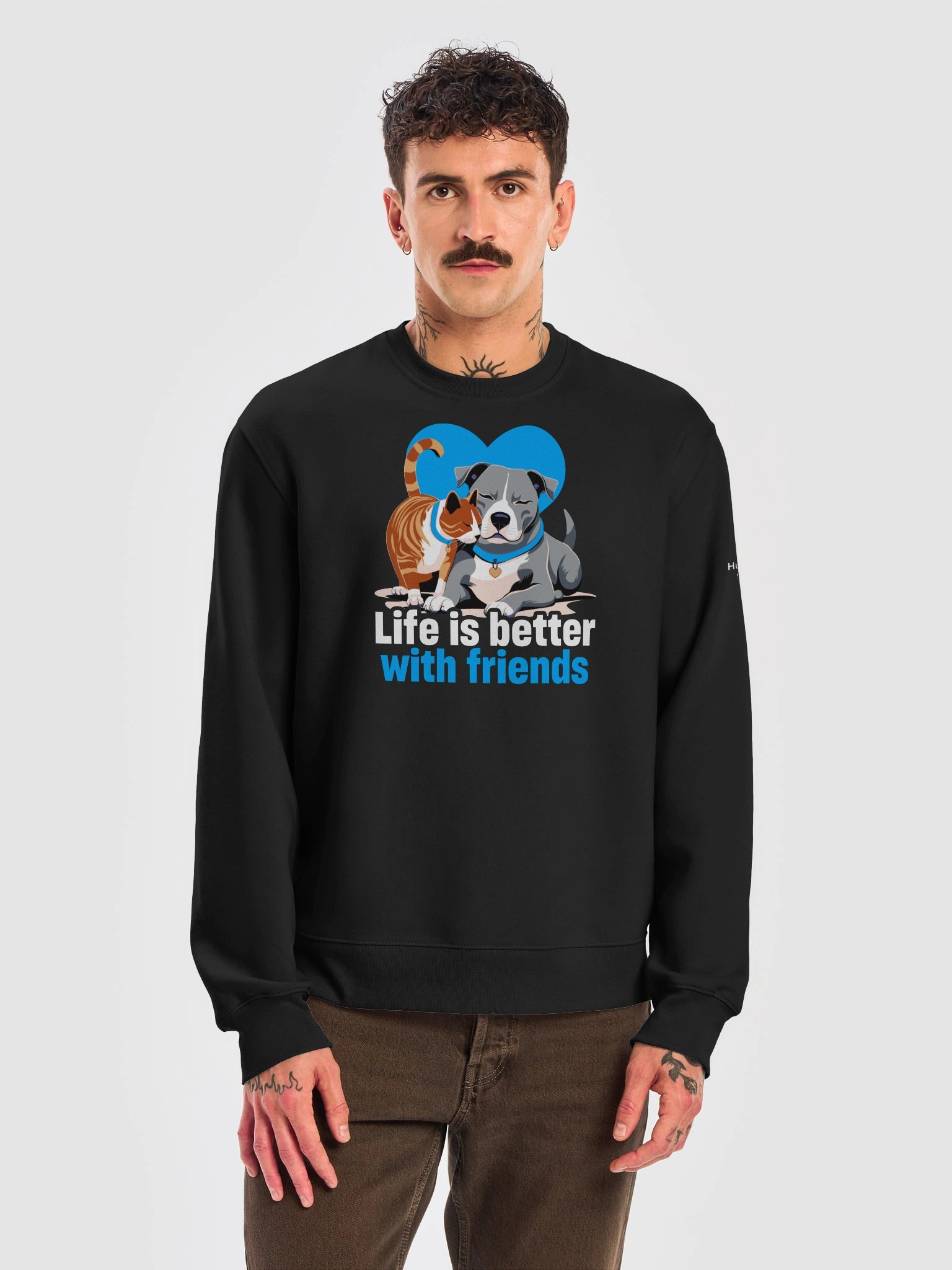 Life is better with friends - Sweatshirt product image (5)