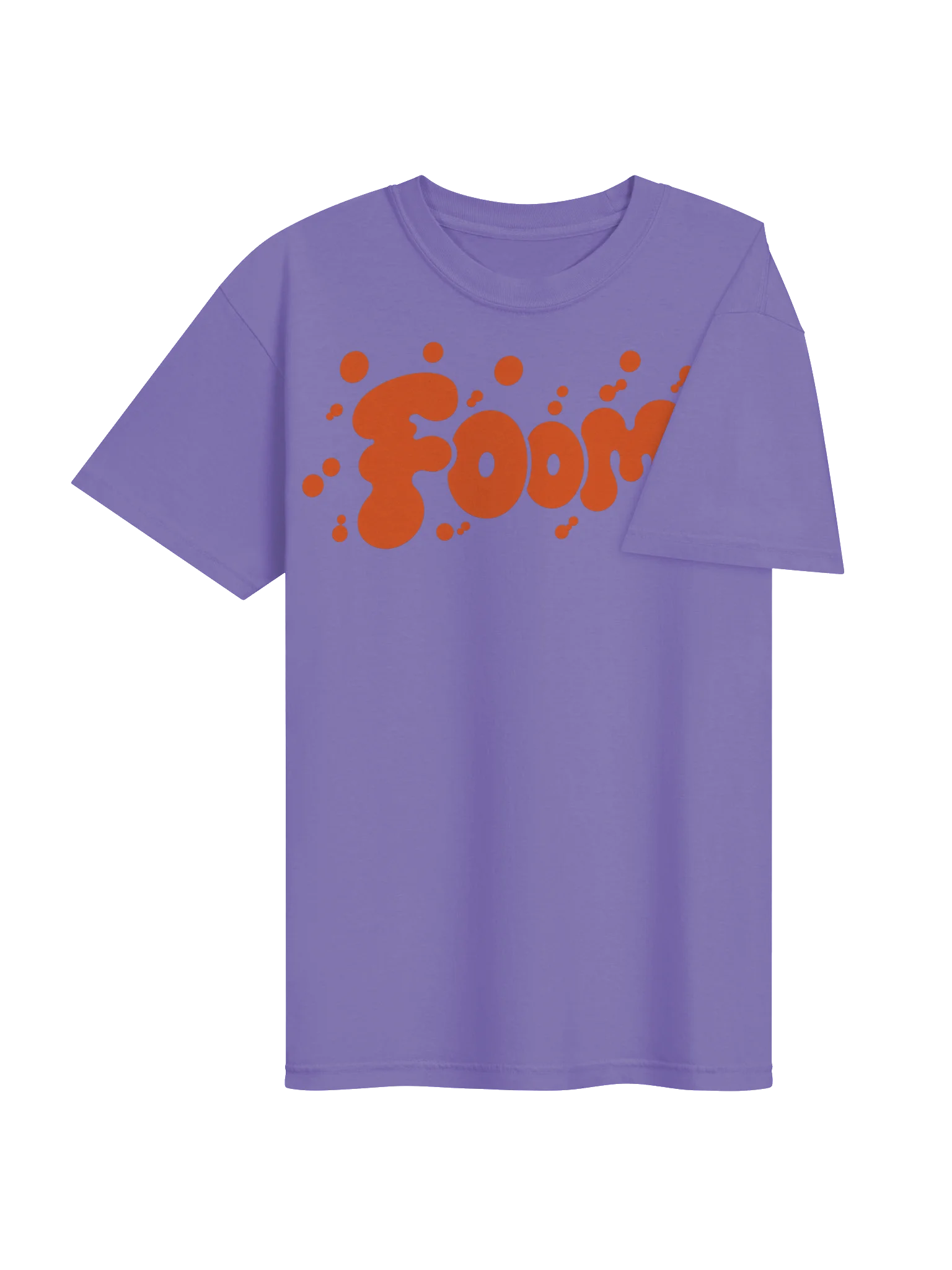 Foom! Orange Violet Bubble Splash Tee product image (5)