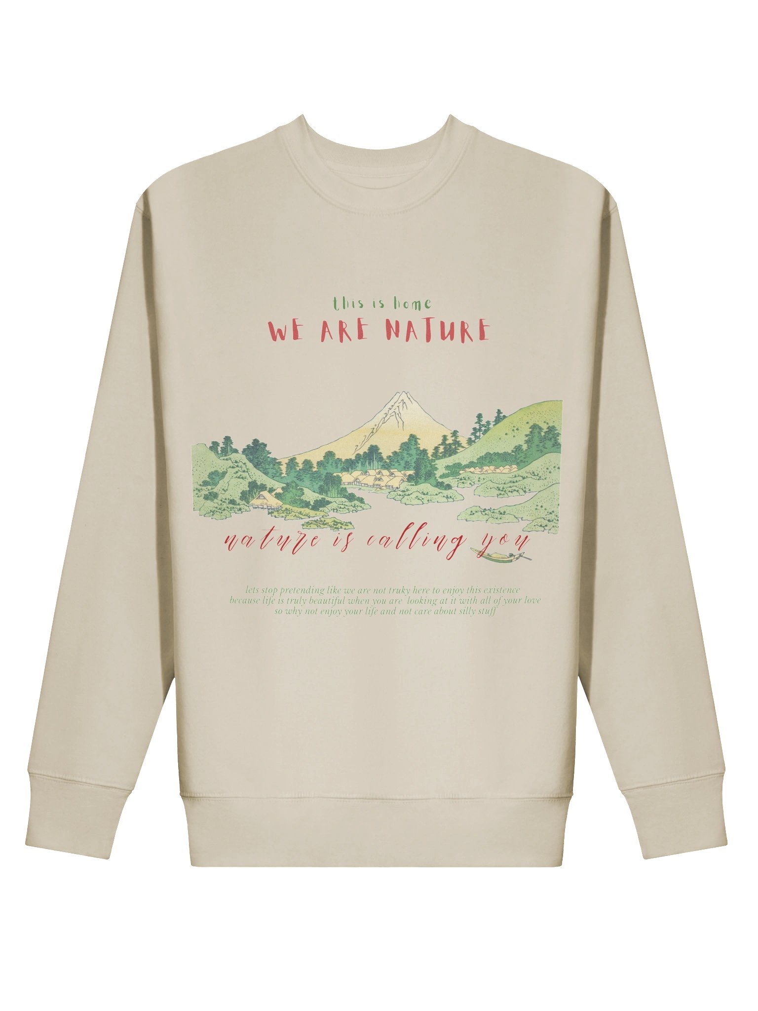 we are nature premium sweatshirt product image (2)