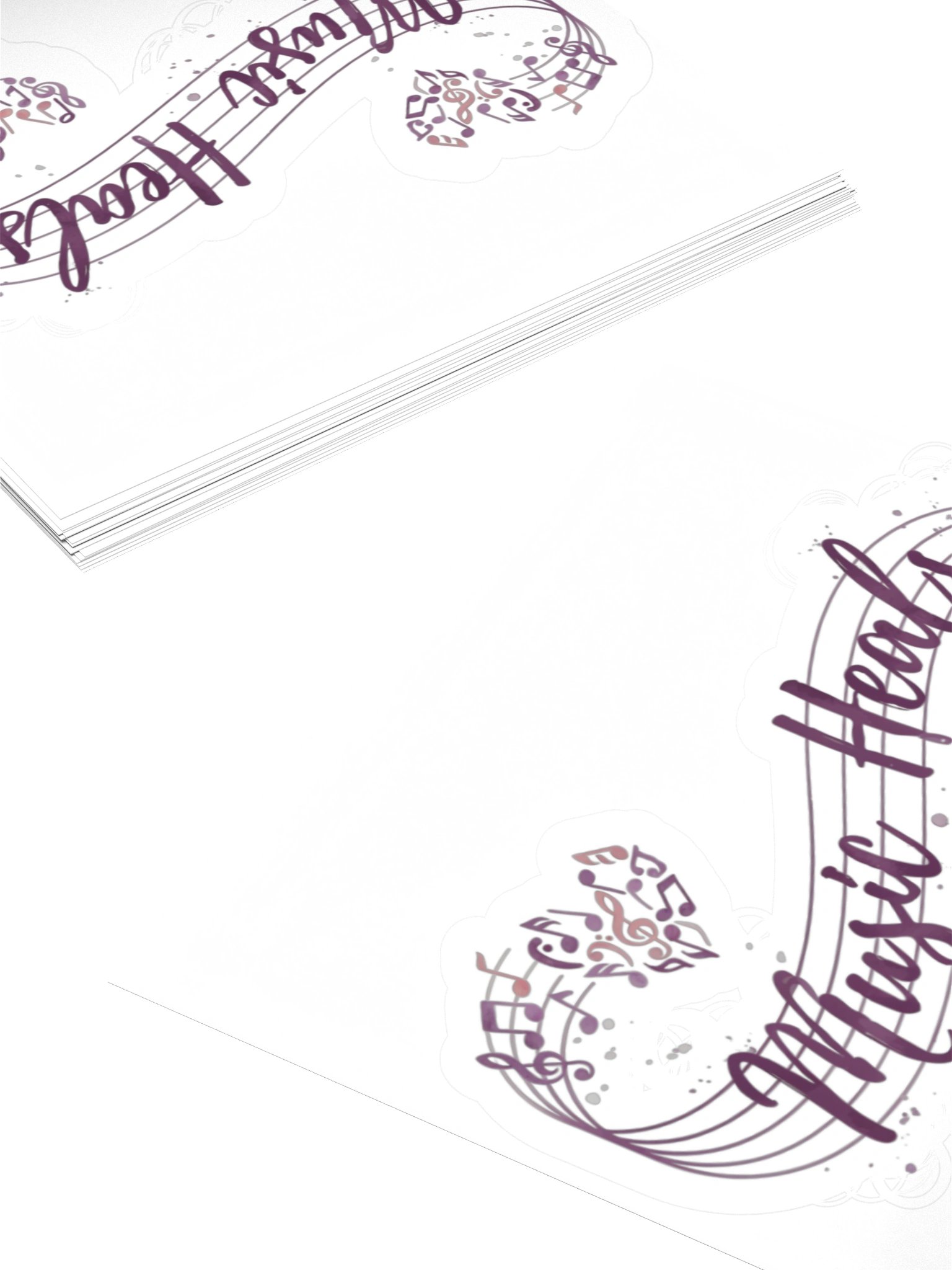 Music Heals Kiss Cut Sticker product image (10)