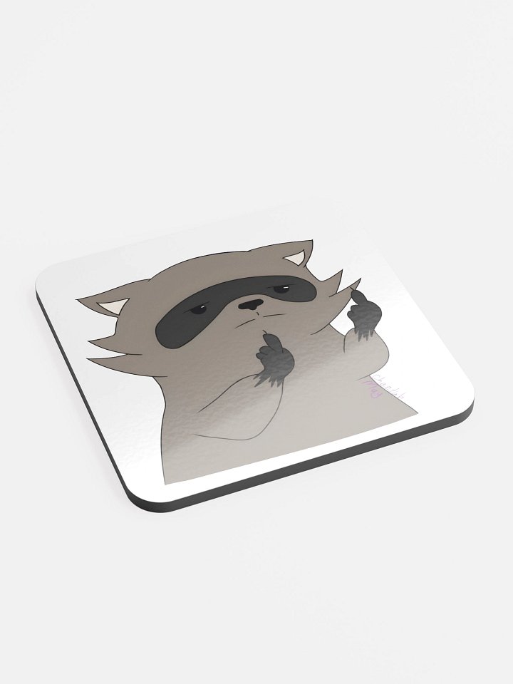 RespawnRaccoon's Middle Finger Coaster product image (2)