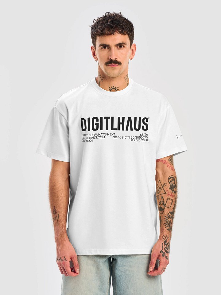 DigitlHaus Basics T-Shirt - White product image (1)