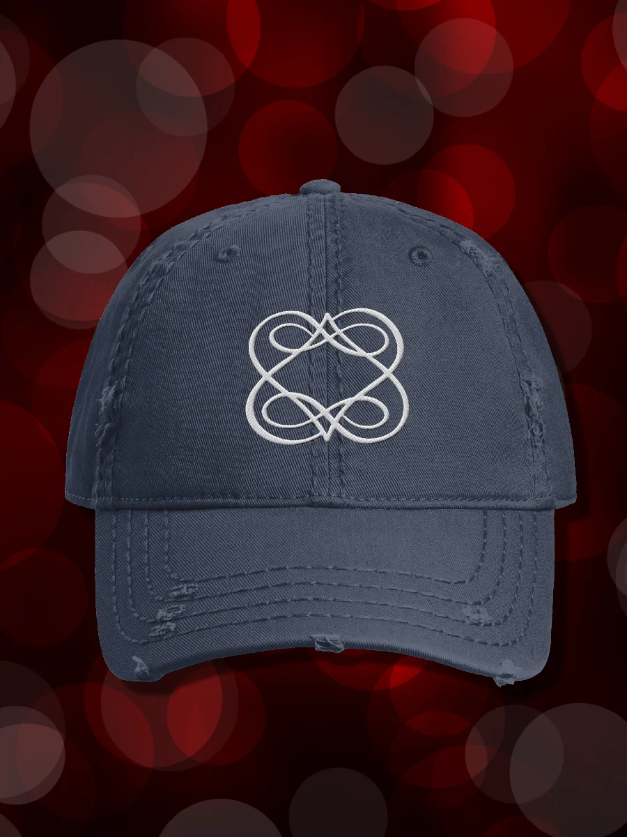 8Y Infinity Knot Embroidered Distressed Hat product image (1)