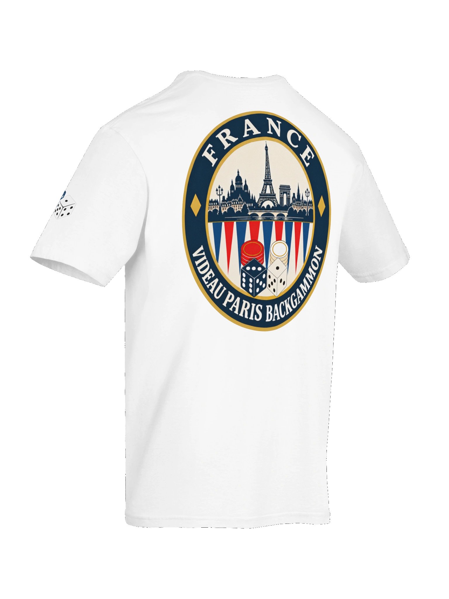 France Videau Backgammon Paris Tee product image (8)