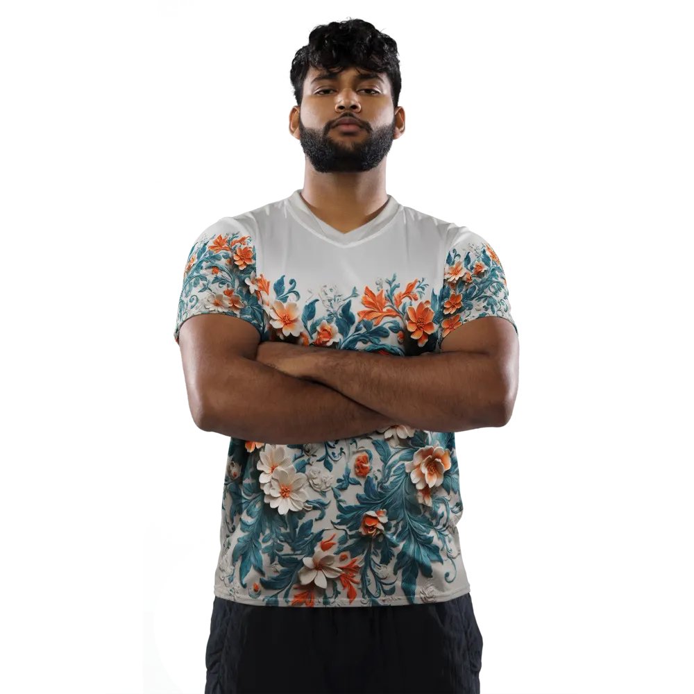 Orange floral design product image (7)