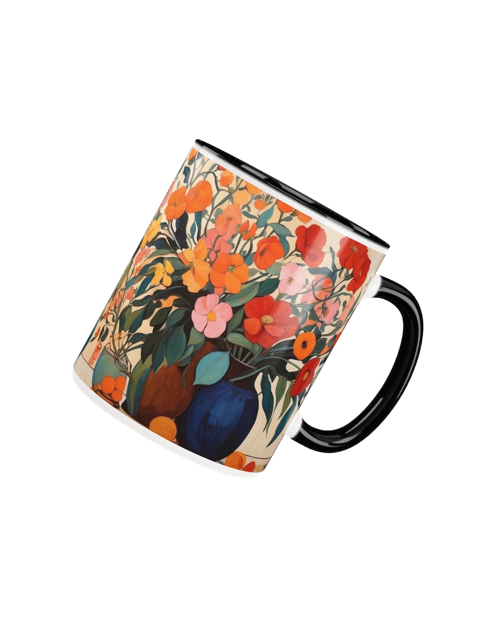 Vibrant Floral Symphony Ceramic Mug product image (47)