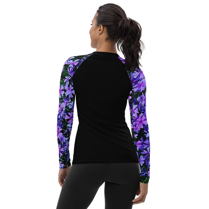 Purple Phlox Women's Rash Guard product image (2)