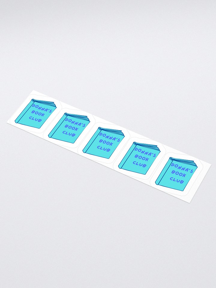 Donna's Book Club Kiss Cut Stickers (Set of 5) product image (1)