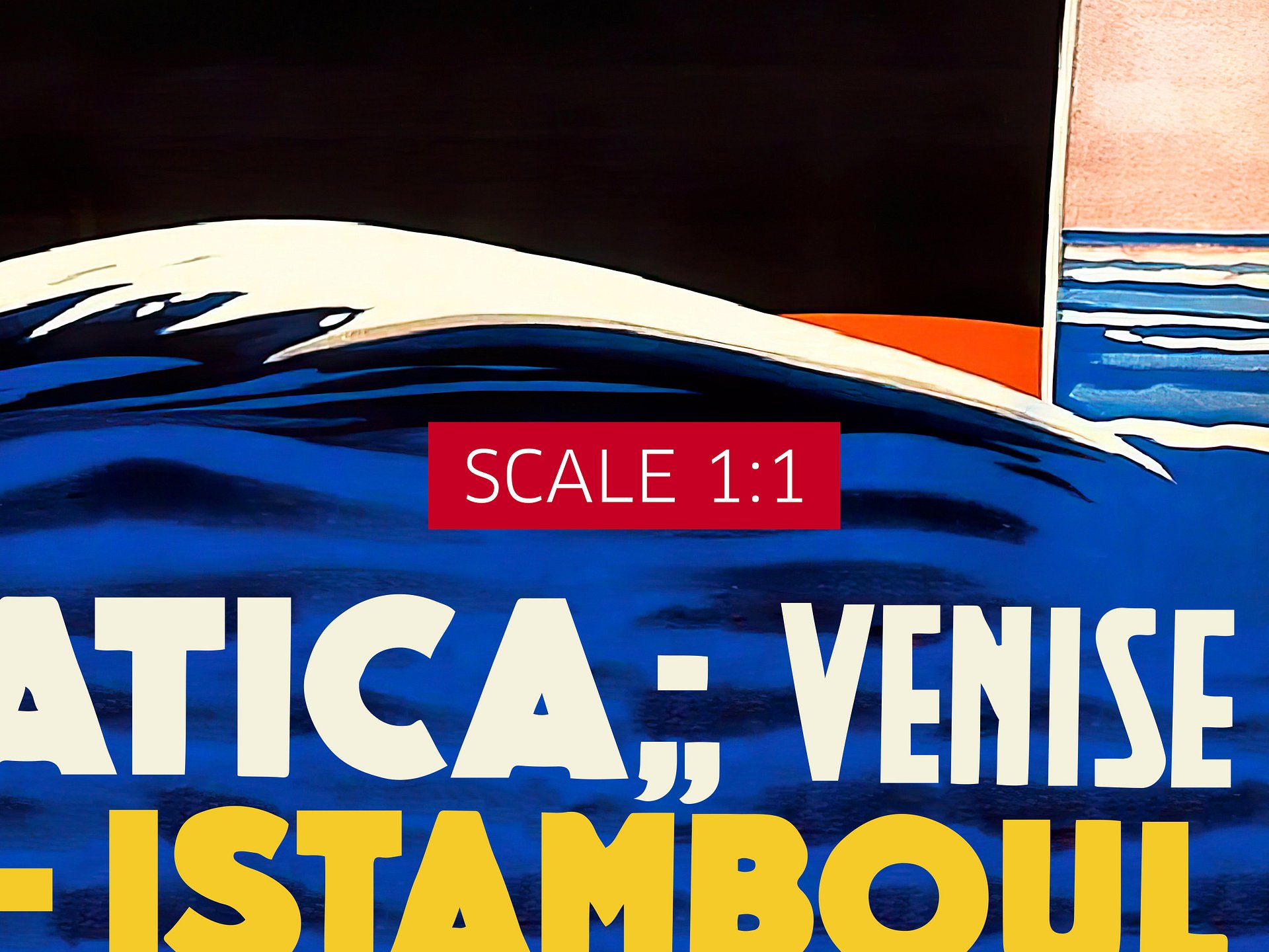 Greece Istanbul, Turkey, Adriatic (France, 1910s) — retro vintage travel poster product image (5)