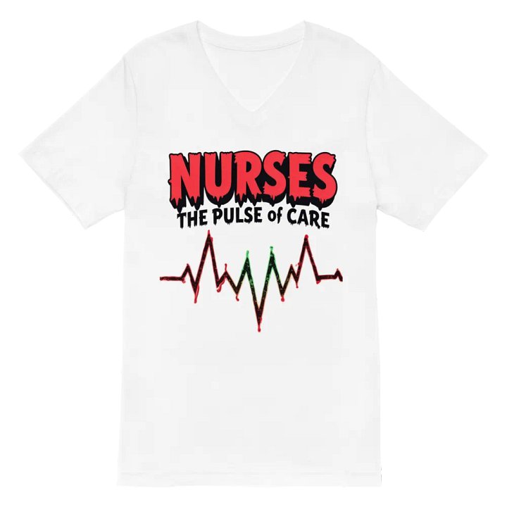 Pulse of Care Nurses V-Neck Tee product image (2)