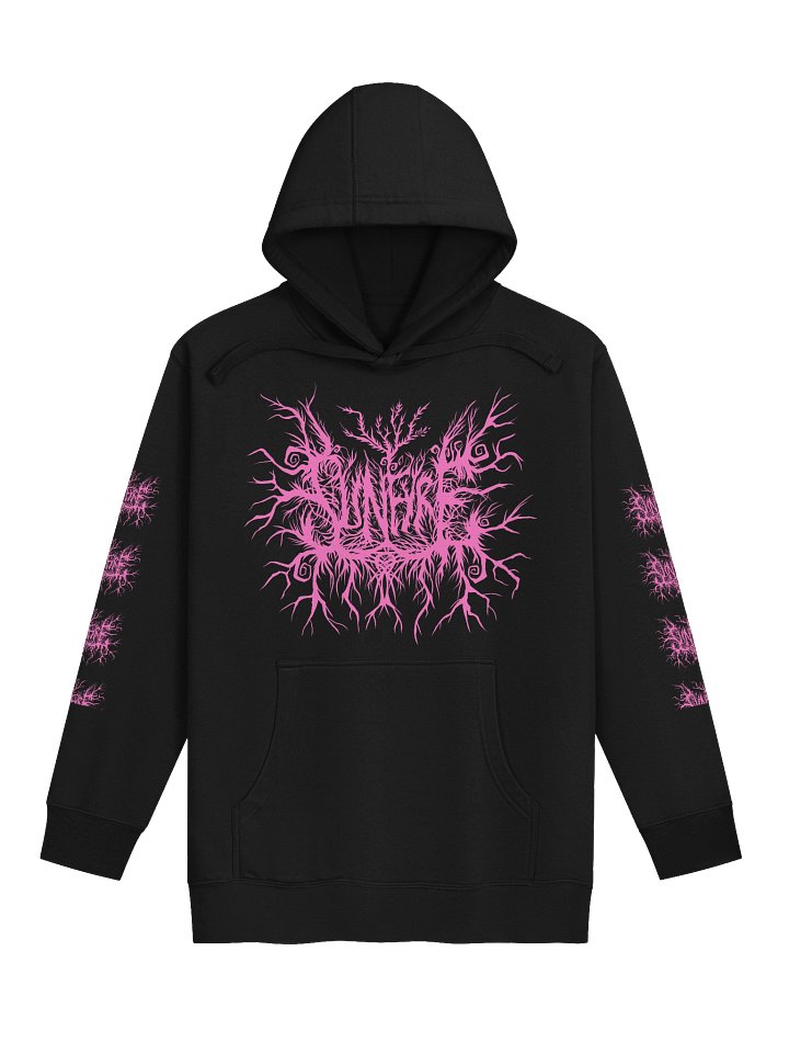 Sunfyre Pink Metal Logo Hoodie product image (1)