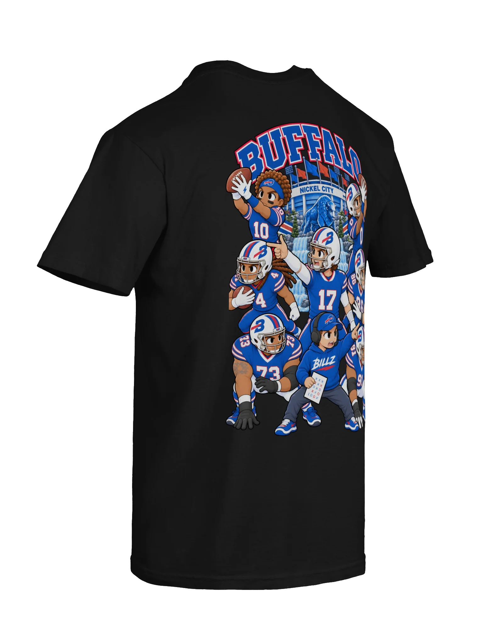 Buffalo Football 2026 Animated Player Back Print T-Shirt product image (12)