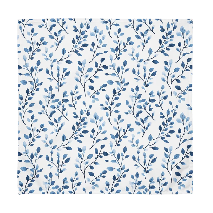 Blue Leafy Branches Cloth Napkin Set product image (2)
