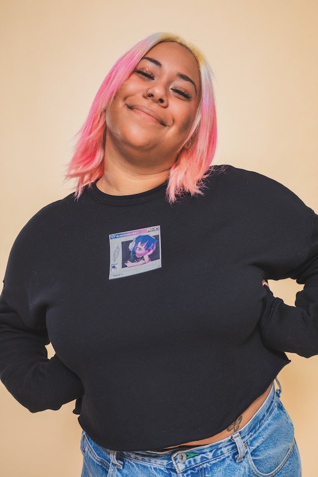 Nikki Spam Crop Sweatshirt product image (3)