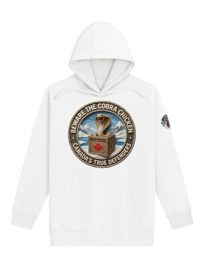 Beware the Cobra Chicken | Premium Character Hoodie (White) product image (1)