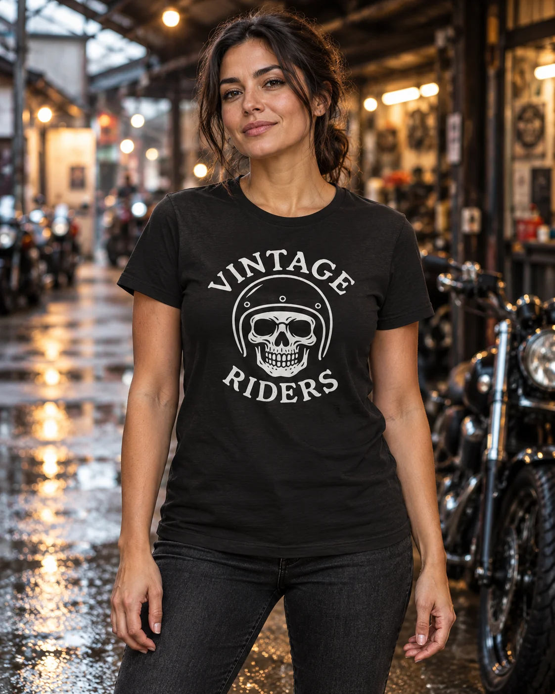 Death Stares Back — Bella+Canvas Women's Supersoft Relaxed-fit Tee product image (1)
