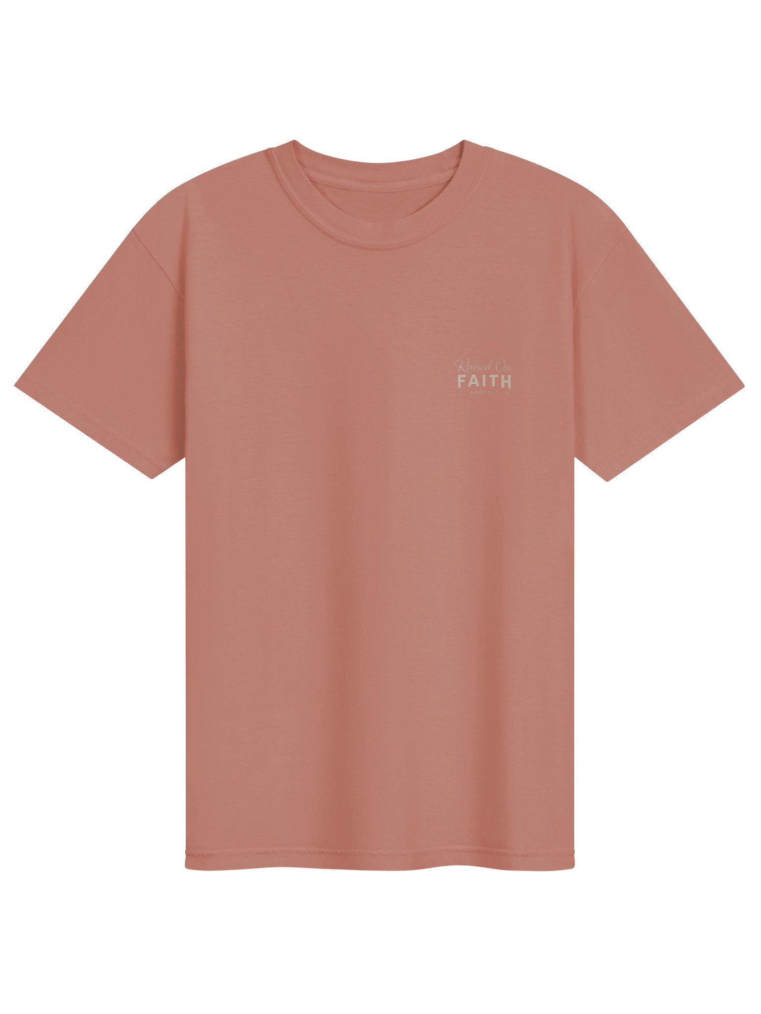 Raised on Faith Tee - Rust product image (1)