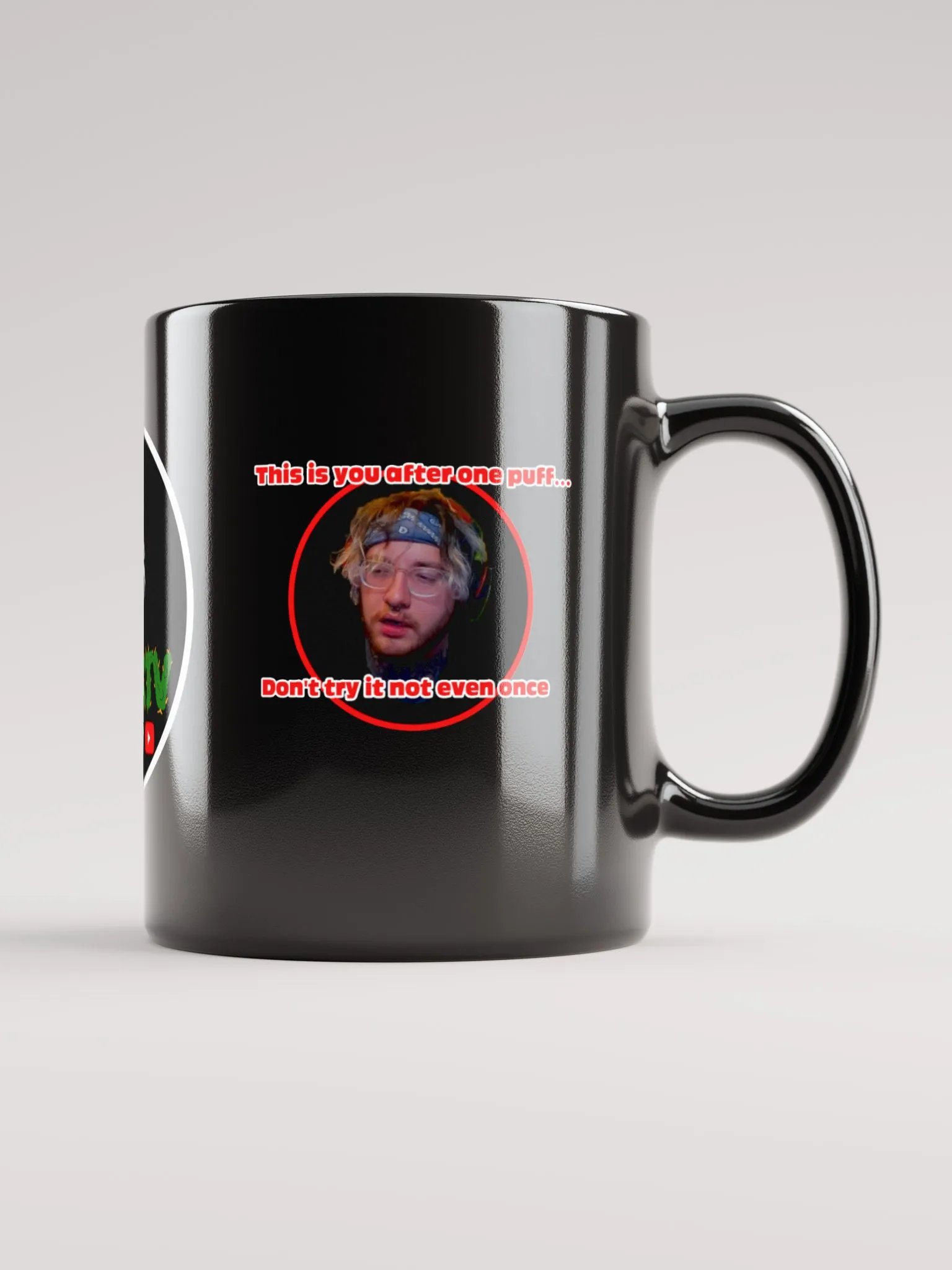 Not one Puff - Black Glossy Mug product image (6)