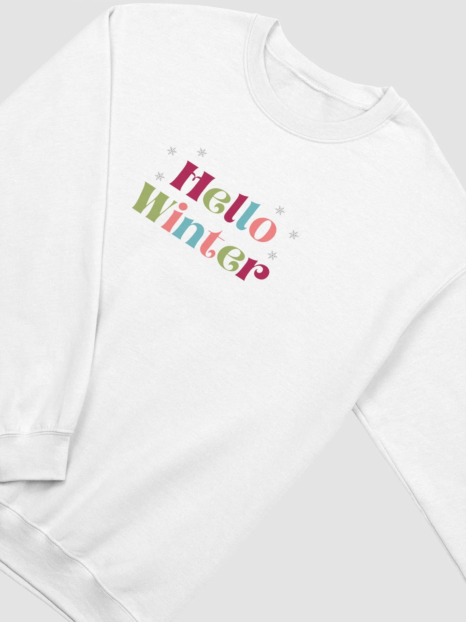Hello Winter Playful Crewneck product image (3)