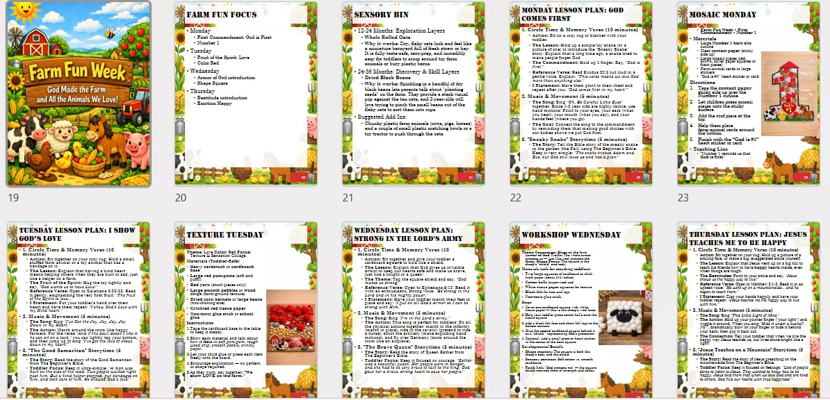 Wild Wonders From God: 10-Week Sensory and Faith Loops for Toddlers product image (4)