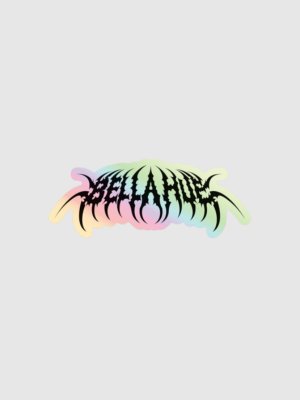 Bella Hue 'Silence' Holographic Logo Sticker! product image (1)