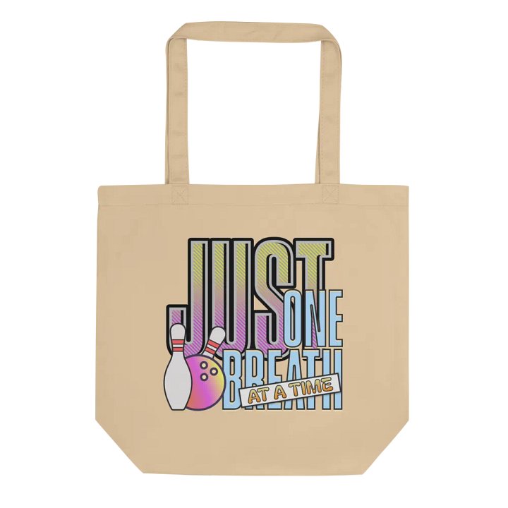 Just One Breath At A Time Bowling Eco Tote product image (1)