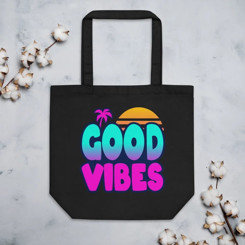 GOOD VIBES Eco-Friendly Tote Bag product image (3)