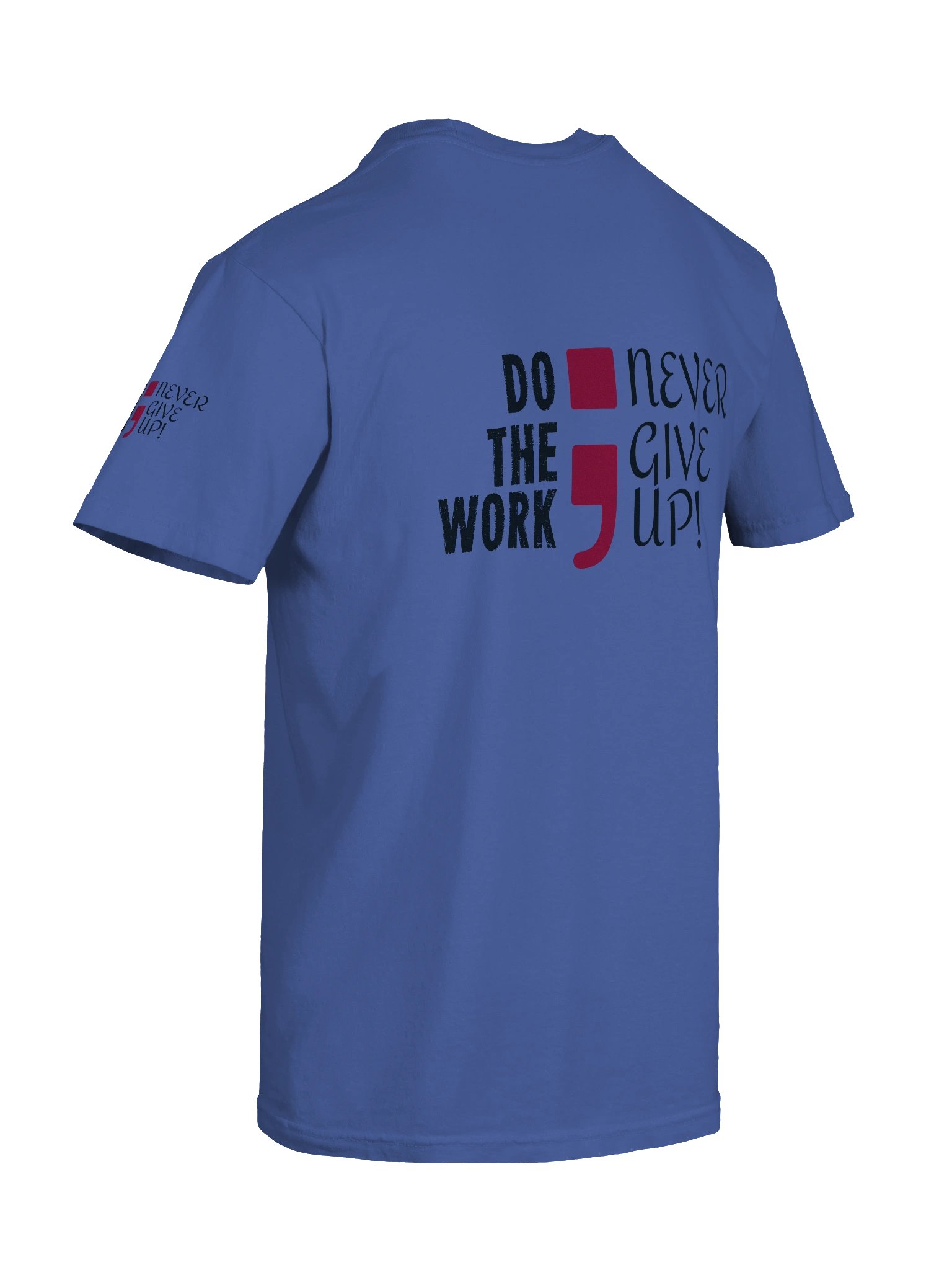 Never Give Up Semicolon Tee product image (86)