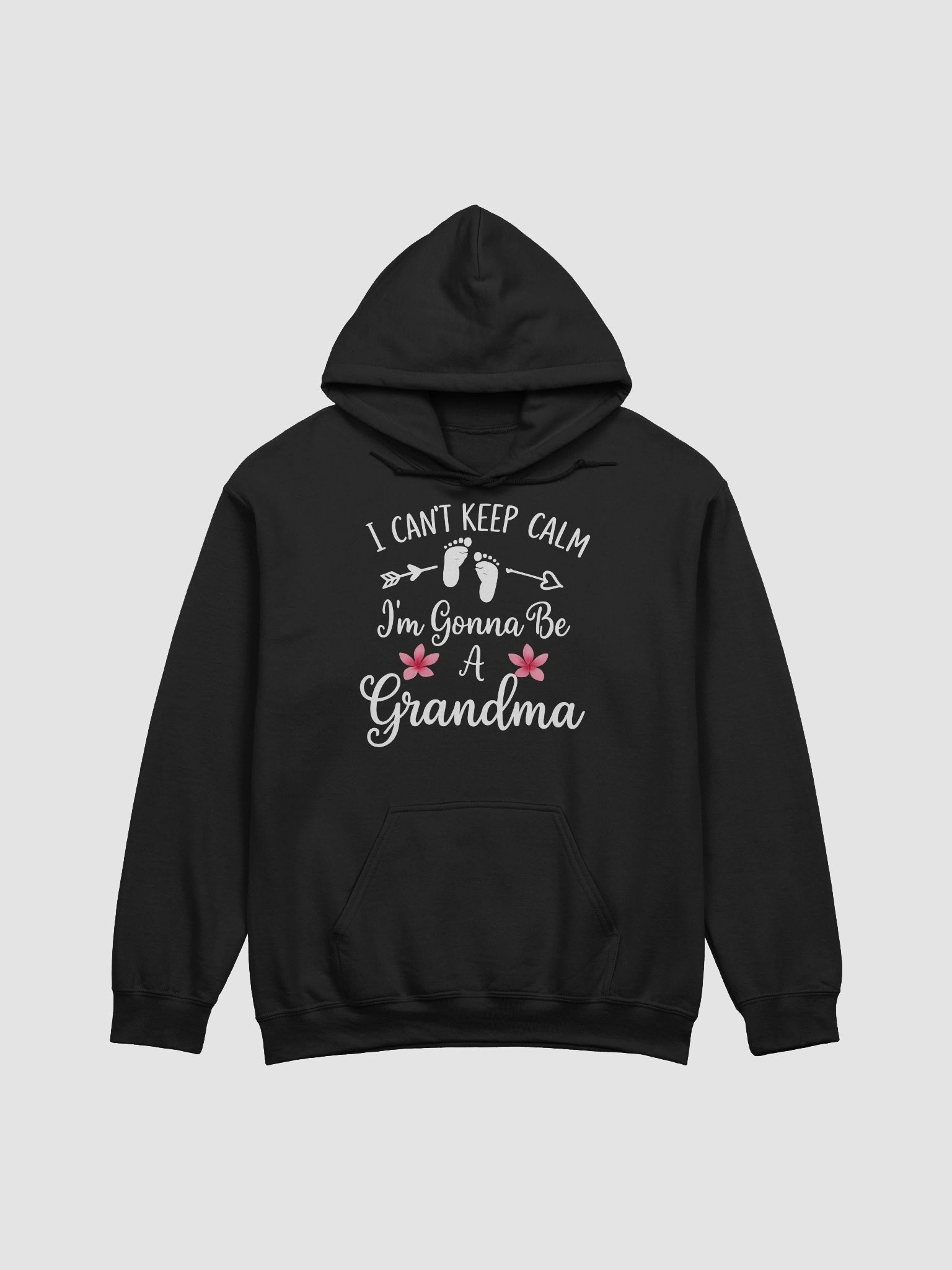 I Can’t Keep Calm I’m Gonna Be a Grandma – Comfy Pregnancy Reveal Hoodie for Grandmas product image (1)