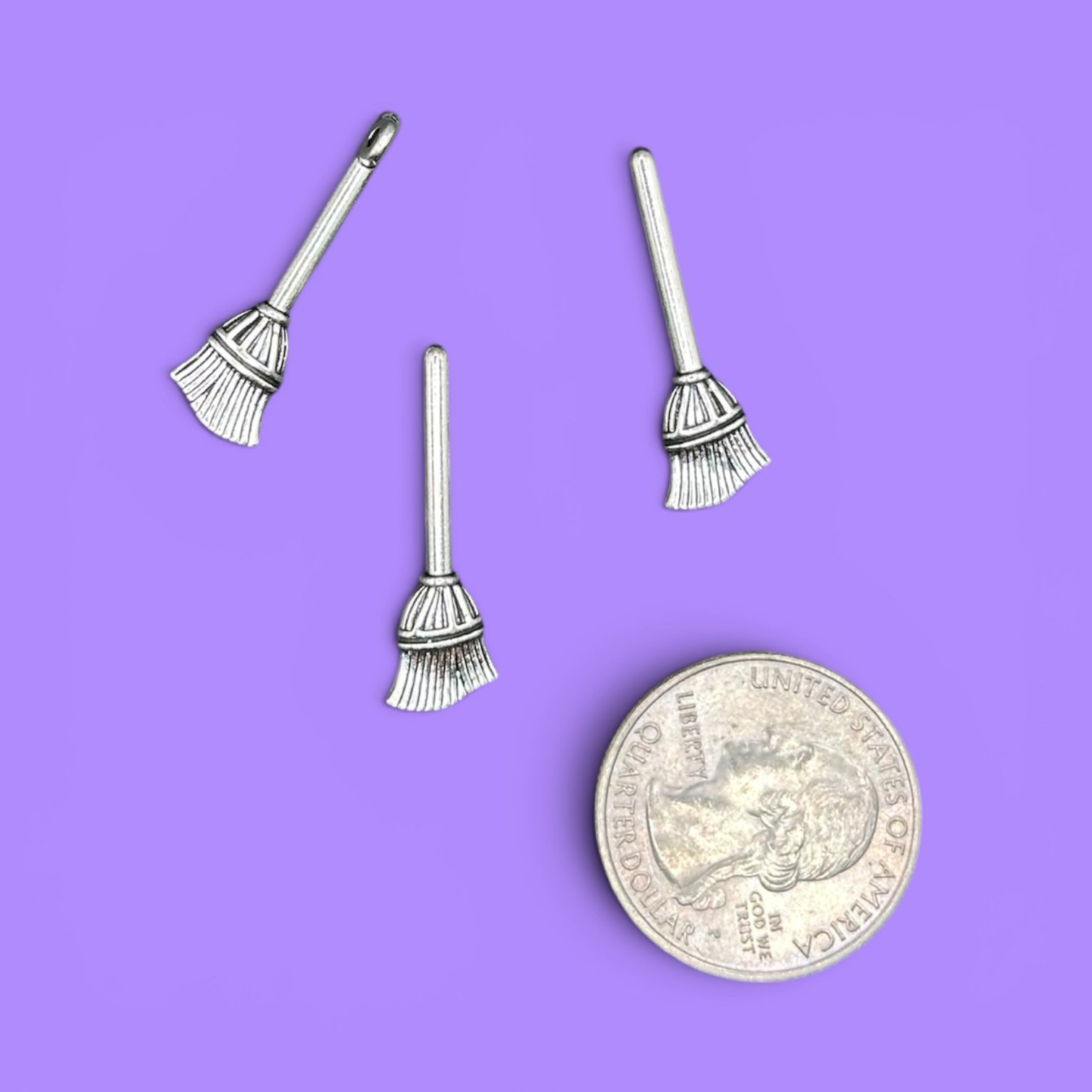 Broom Silver Whinny Winners Braid and Bridle Charms for Horses | Little Shop of Ponies product image (2)