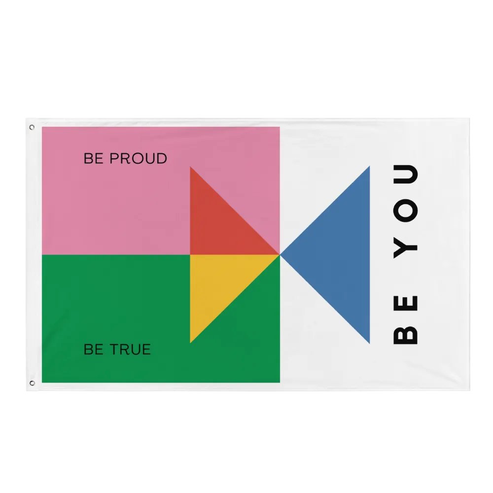 Be Proud, Be True, Be you. Pride Flag product image (1)
