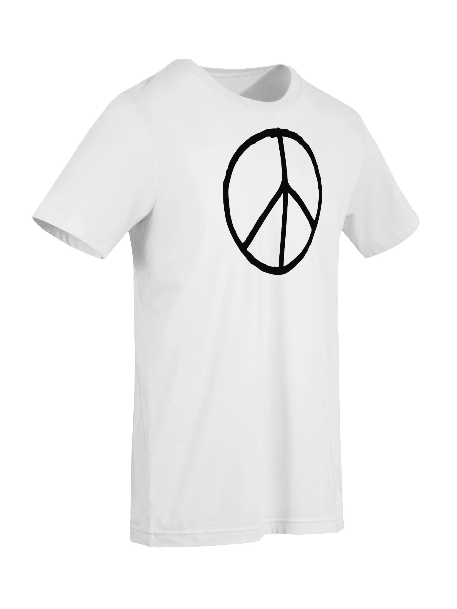 Peace Symbol White T-Shirt product image (7)