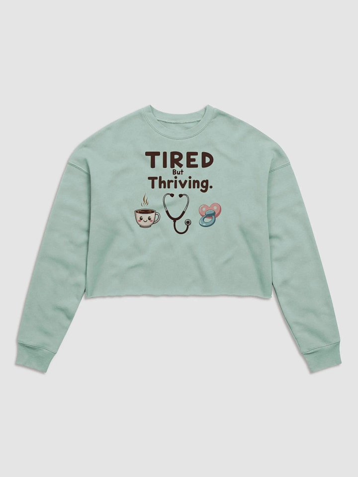 Thriving in Comfort Crop Sweatshirt product image (2)