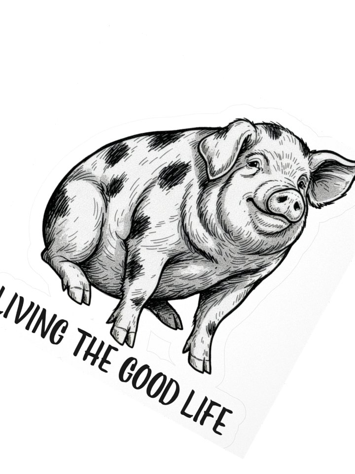 Living the Good Life — GOS Vinyl Sticker product image (2)