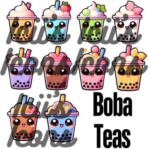 Boba Tea Icons product image (1)
