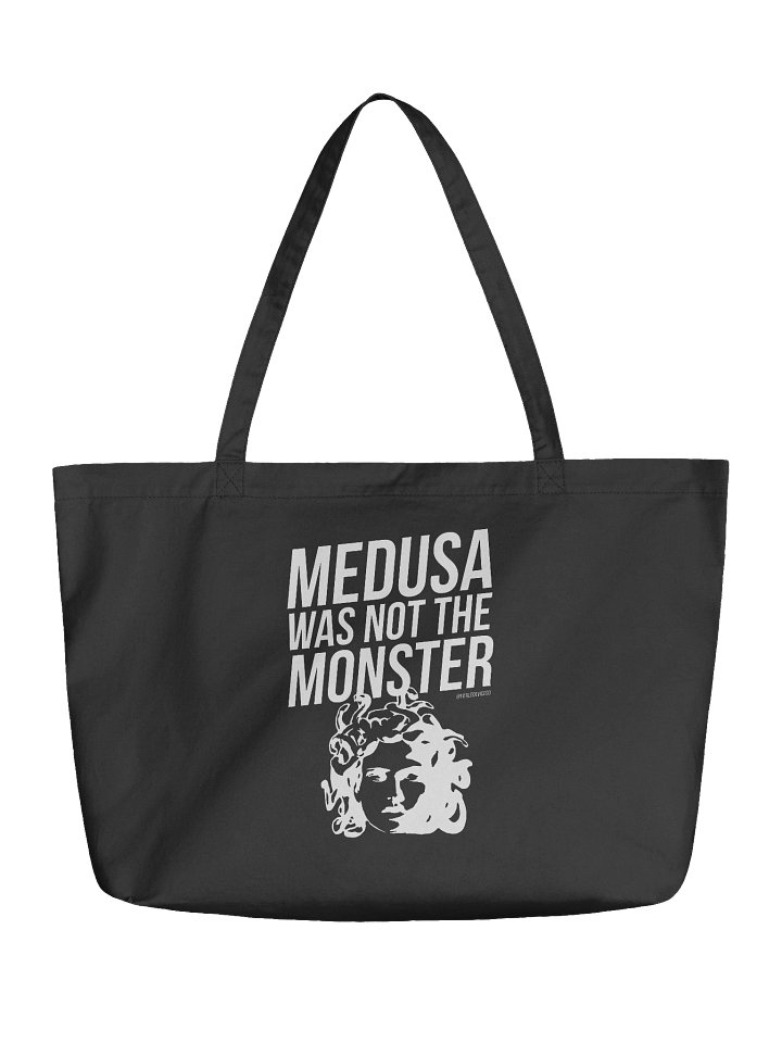 FUTILE DEVICE: MEDUSA WAS NOT THE MONSTER (ORGANIC TOTE BAG) product image (1)