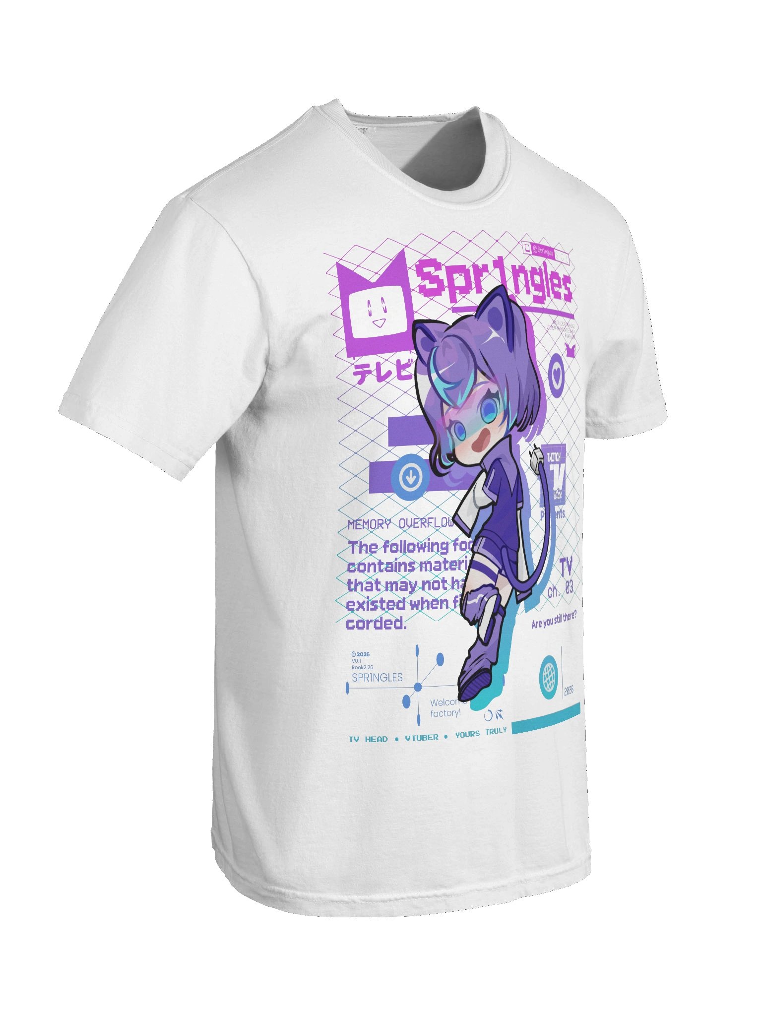 ★彡 Hello World Shirt (White) ★彡 product image (8)