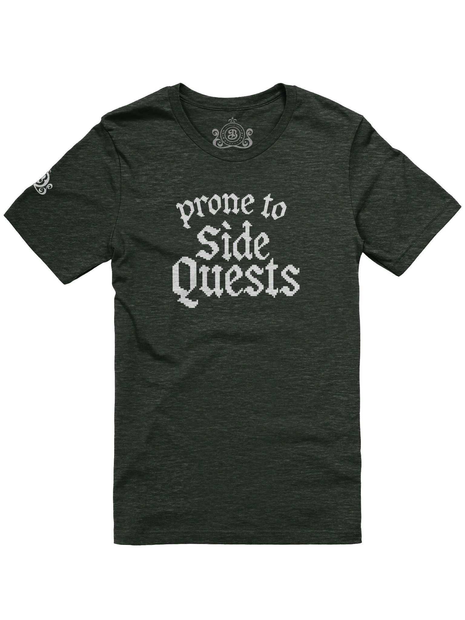 Side Quests tee (dark) product image (6)