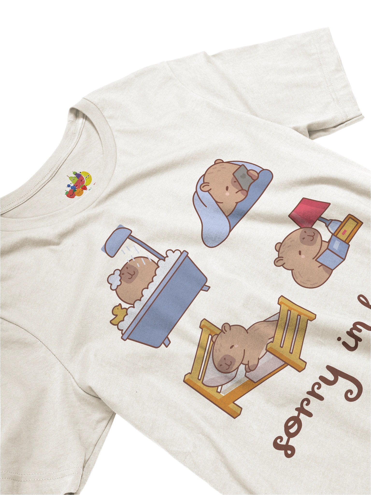 Sorry I'm Busy Capybara Tee (Unisex) product image (3)