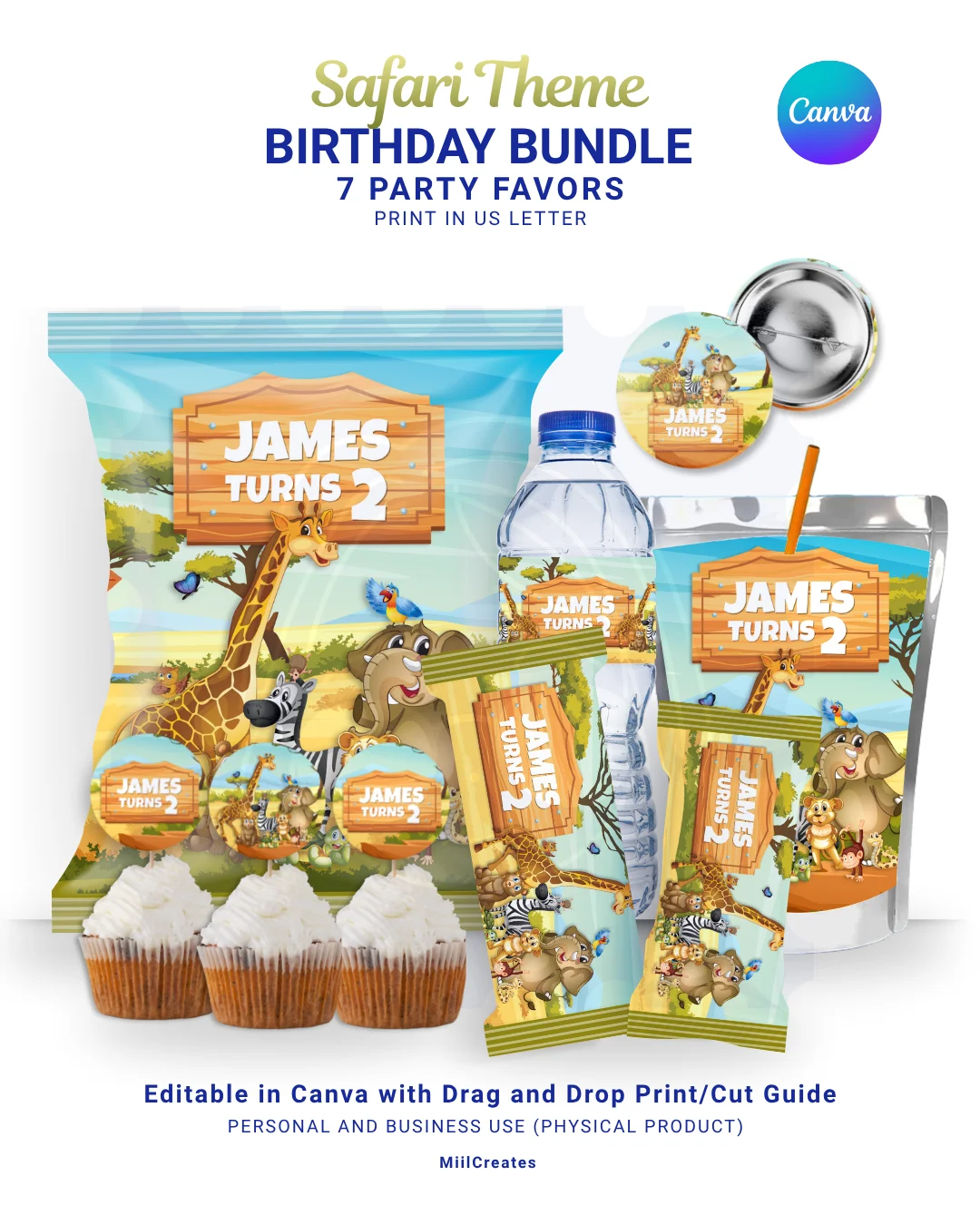 Safari Birthday Party Favors product image (1)