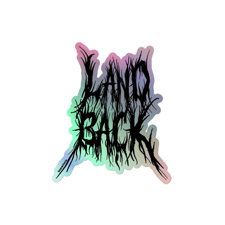 LAND BACK - HOLO STICKER product image (2)